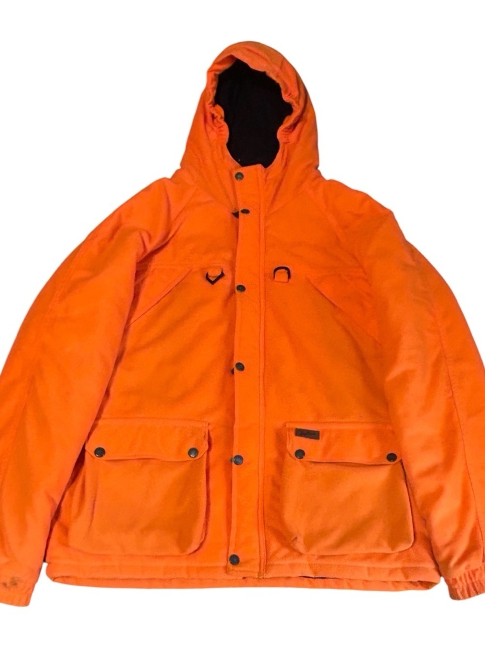 Woolrich Youth XL Blaze Orange Hooded Hunting Jacket Insulated Coat - Picture 13 of 16